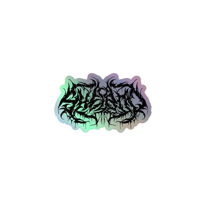 Metal Logo Holo Sticker product image (1)
