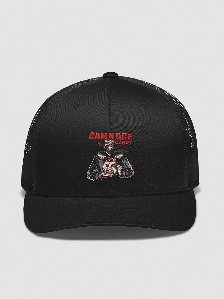 Carnage Candy Clown Trucker Hat product image (1)