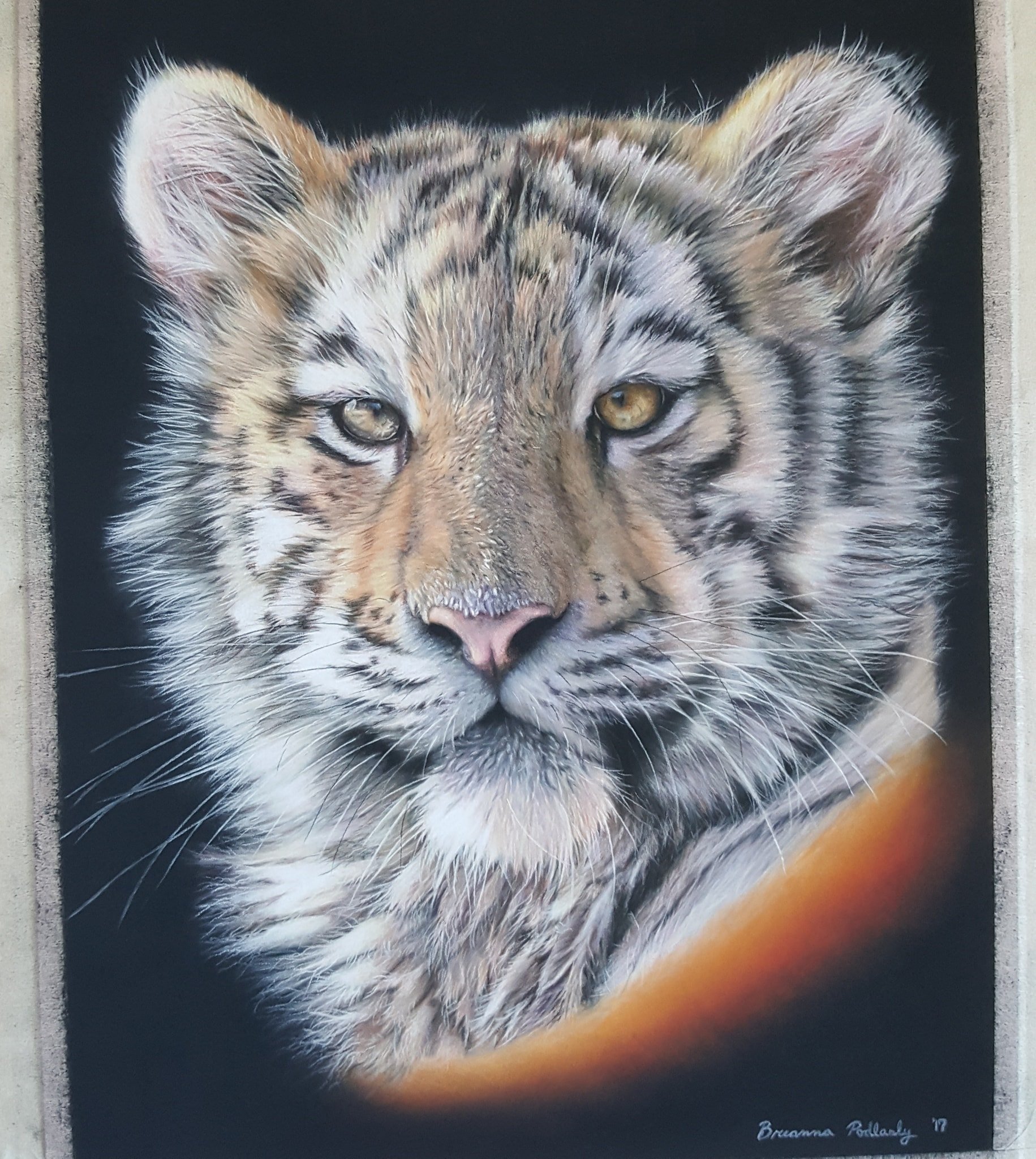 Zima ~ Original Framed Pastel Portrait product image (2)