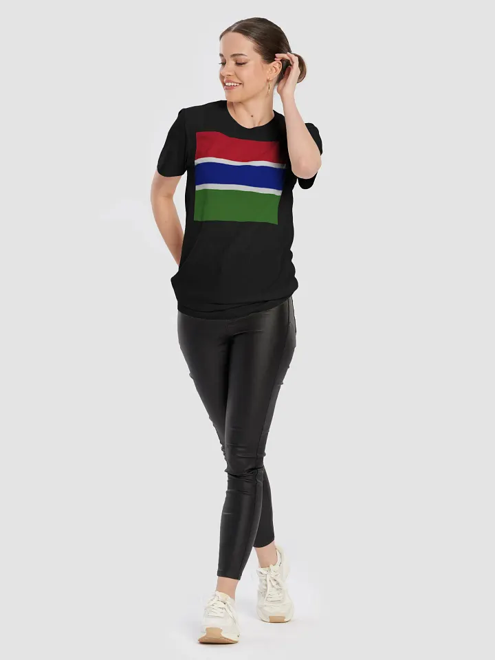 Exclusive Unisex Gambia Flag Graphic Tee by Graphic Grove product image (2)