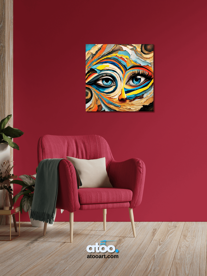 Paper Collection | The Surrealist Perspective On Life | Canvas Art Painting product image (6)