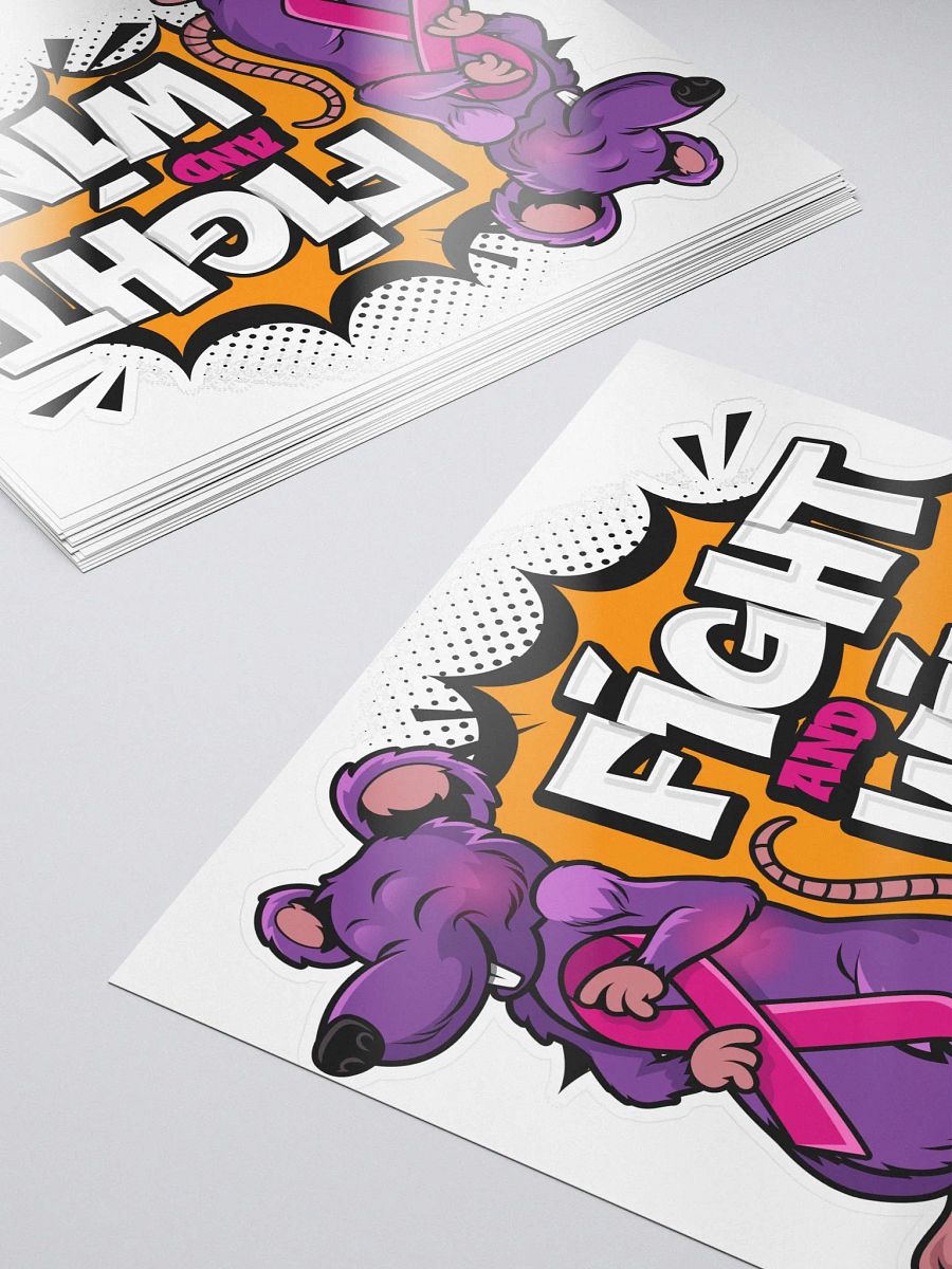 DesRatBreastCancer Logo Sticker product image (5)