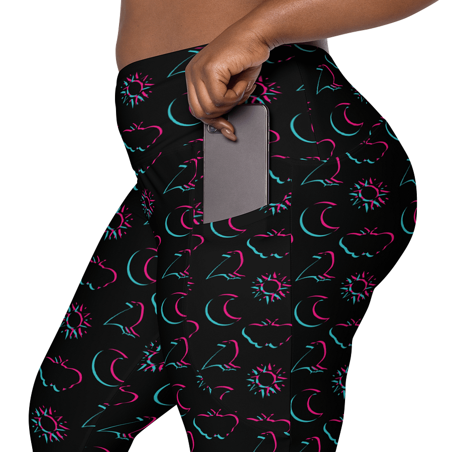 Lost Records: Bloom & Rage Raven Sun Moon Moth Leggings product image (8)