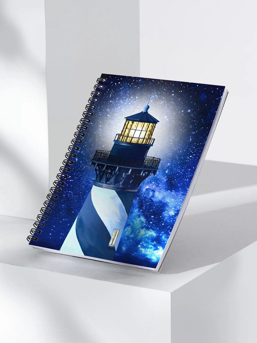 Cape Hatteras Lighthouse At Night - North Carolina Spiral Notebook product image (3)