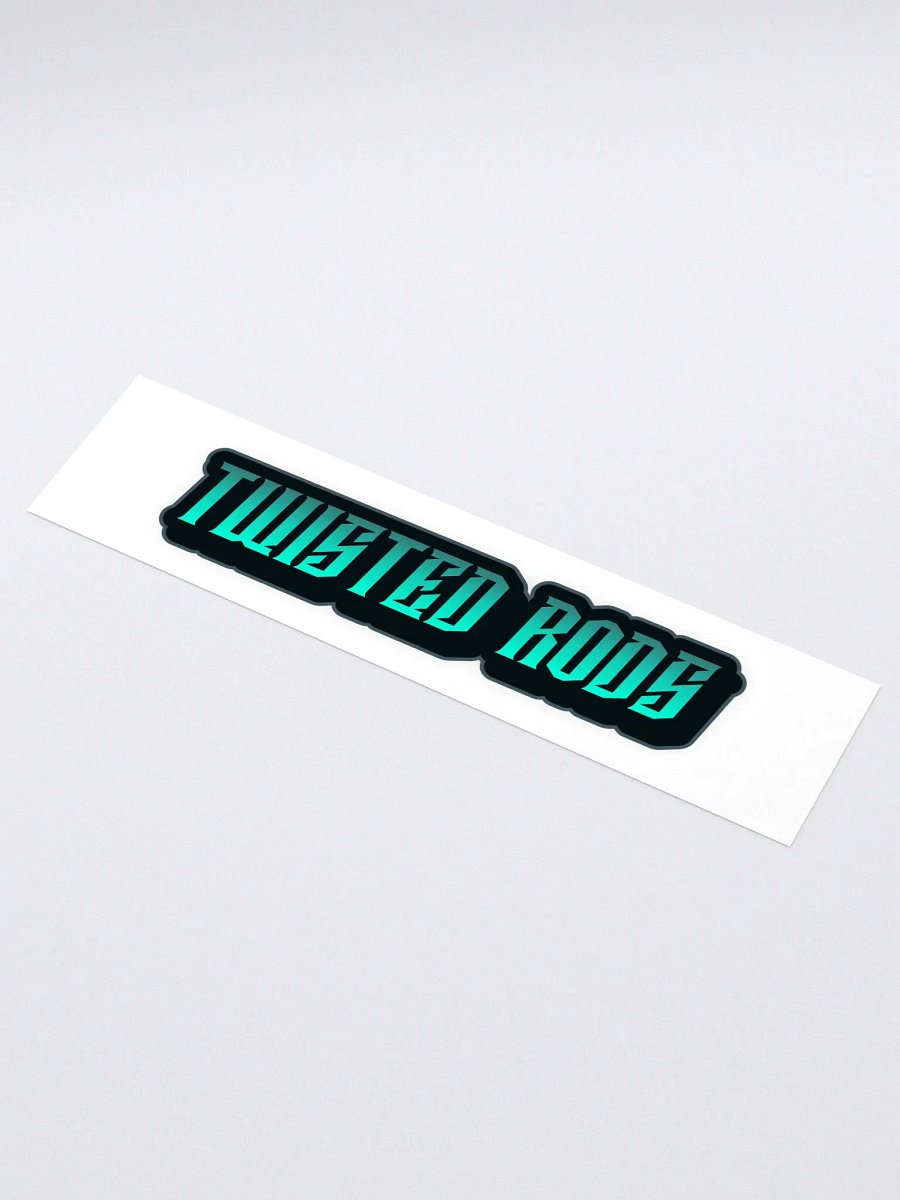 Twisted Rods Aqua Sticker product image (1)