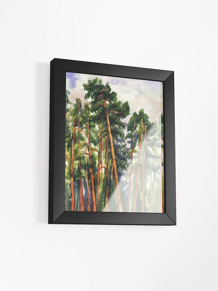 Enchanted Pine Forest Matte Poster - Bright Pines product image (12)