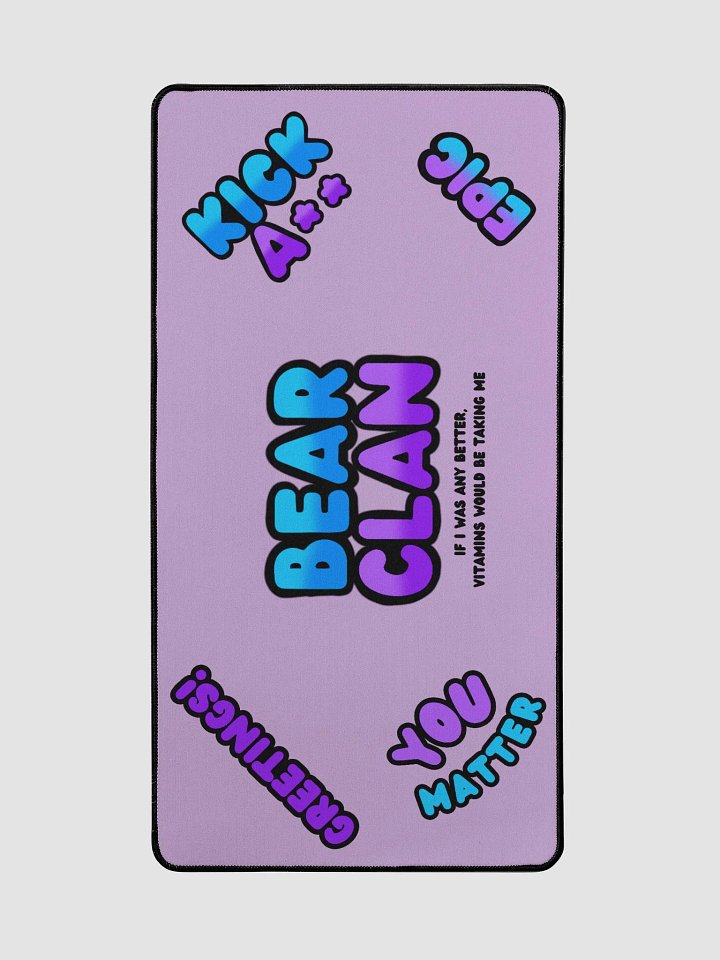 Bear Clan Quotes Deskmat product image (2)