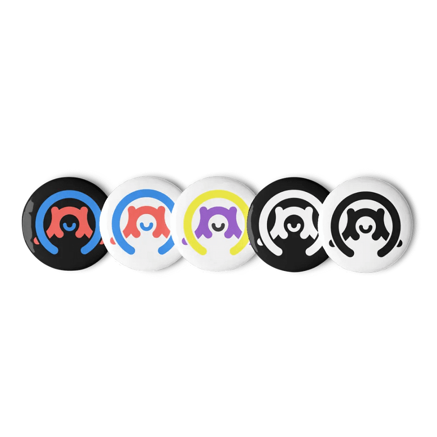 AMU Set of 5 Pin Buttons product image (3)