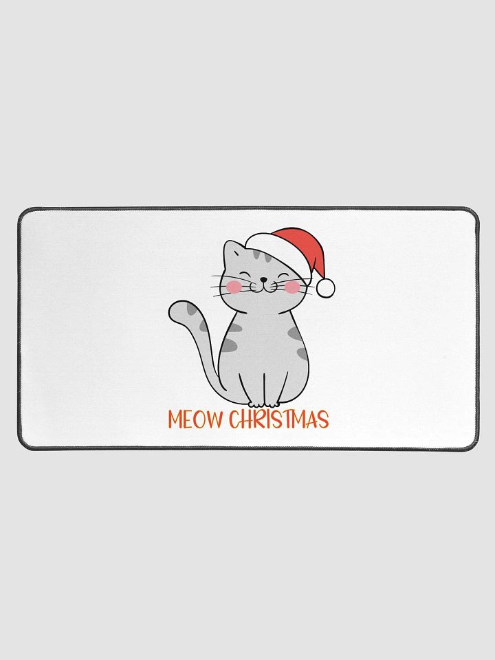 Meow Christmas Desk Mat 15.5" x 31.5" product image (1)