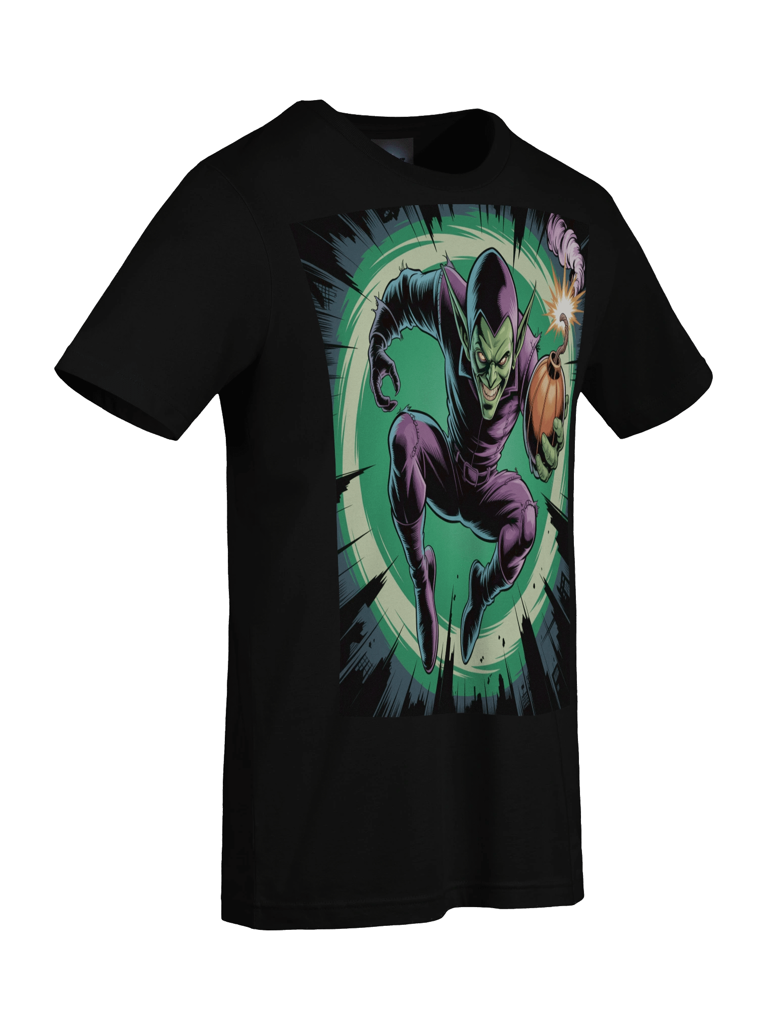 Green Goblin Glider Fury Supersoft T-Shirt – Pumpkin Bomb Blitz product image (9)