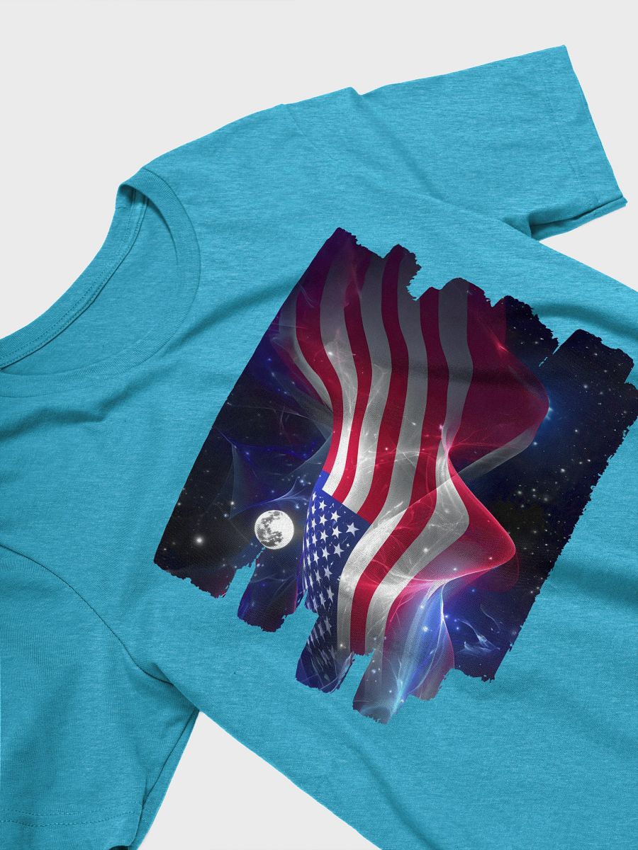 Flying High American Flag Supersoft T-Shirt product image (3)