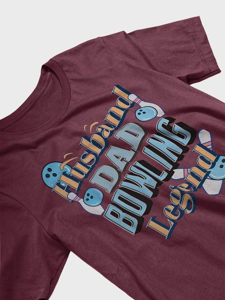 Husband Dad Bowling Legend Graphic T-Shirt product image (32)