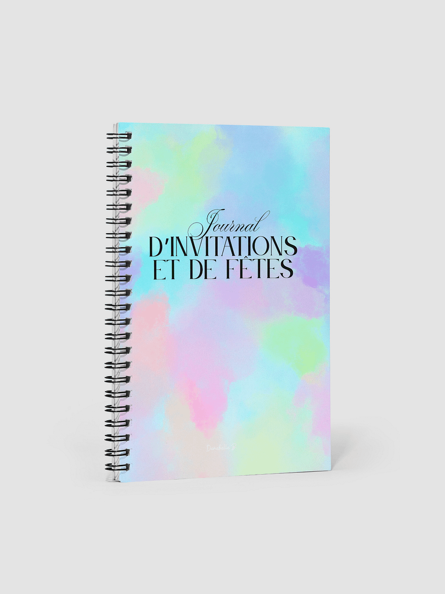 Journal d'Invitations et de Fêtes - Carnet Inspirant - NoteBook product image (1)