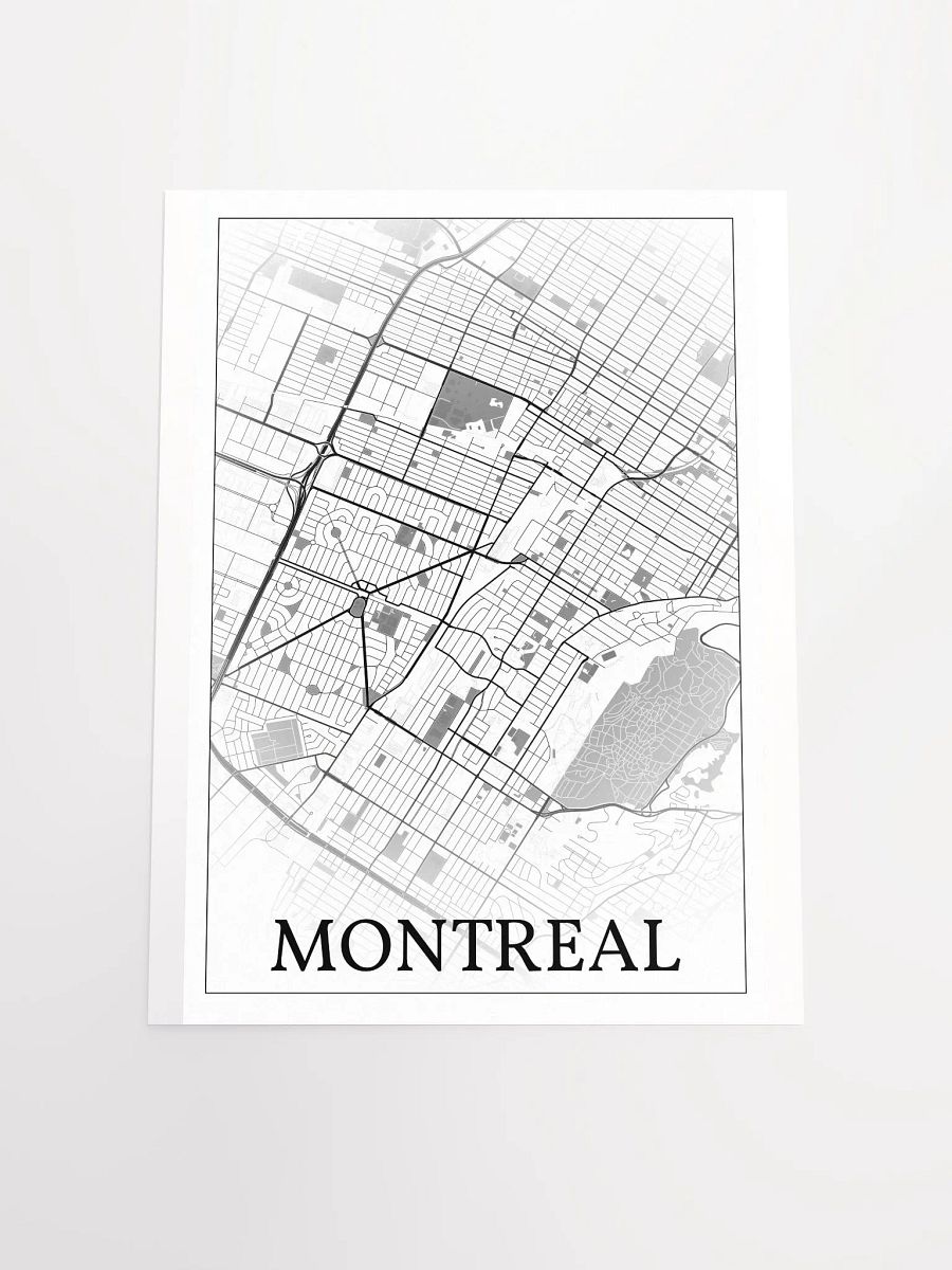 Montreal, Canada, city map print product image (18)