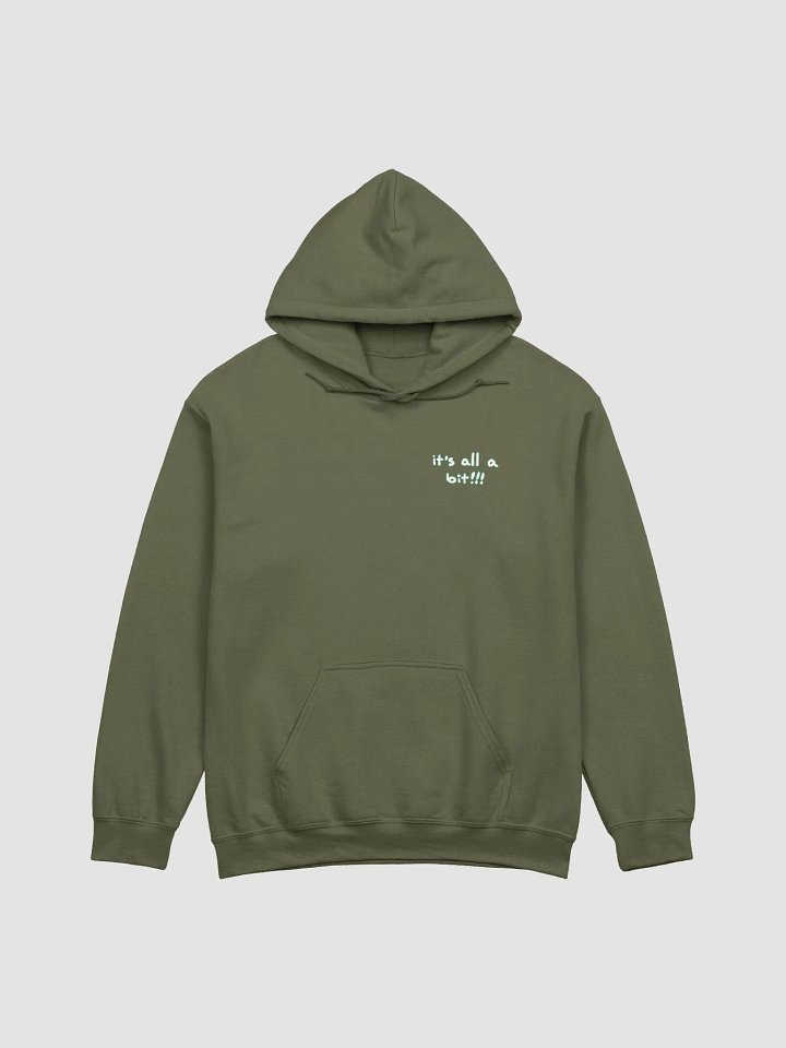 “It’s all a bit!!!” (sm. lined design, #527453) classic hoodie product image (50)