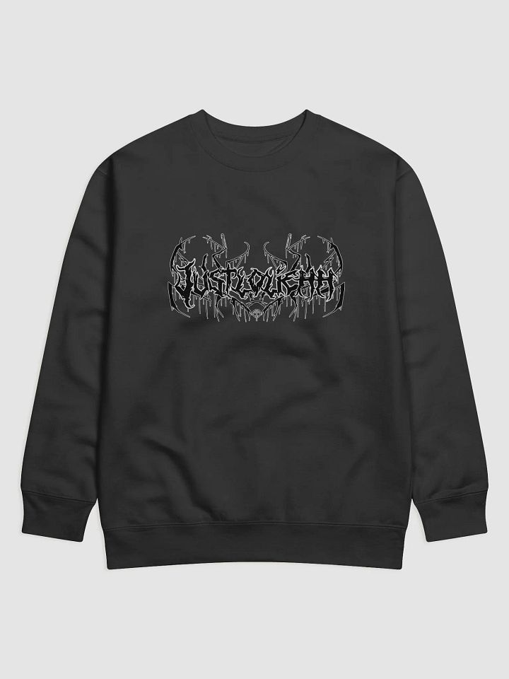 Justloliehh metal logo Black SWEATER product image (1)