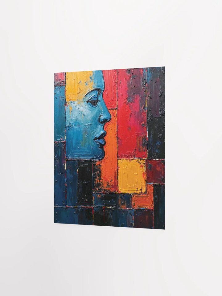 Vibrant Profile - Abstract Matte Poster product image (11)