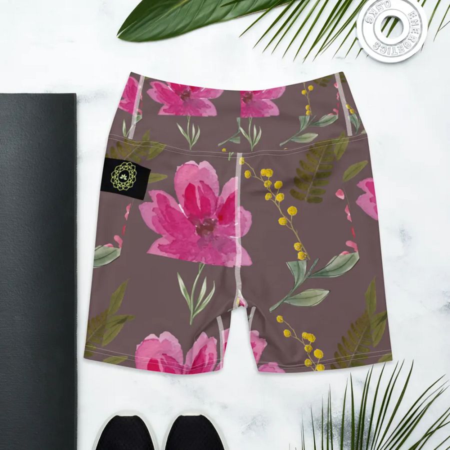 Blossom Harmony Yoga Shorts product image (5)