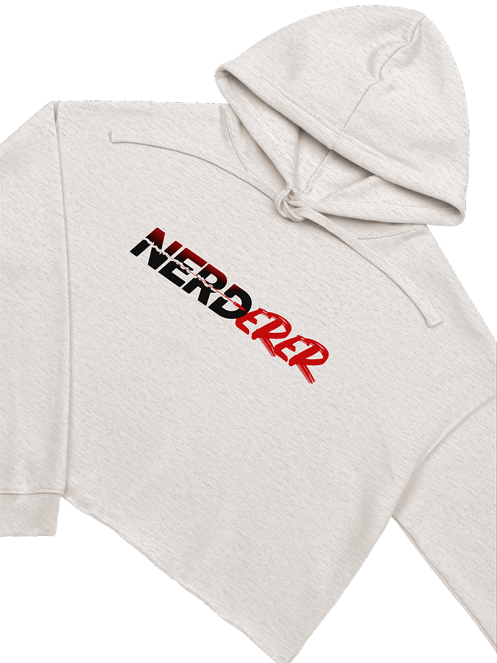 NERDerer Crop Hoodie (Light) product image (2)