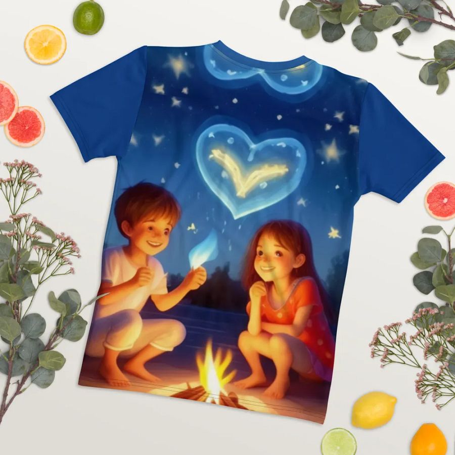 Novelty Puppy Love all over print tee product image (5)