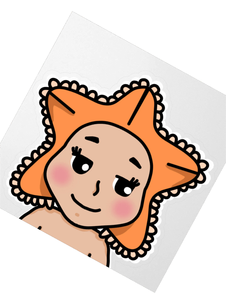 sonny angel starfish⭐ - kiss cut sticker product image (2)