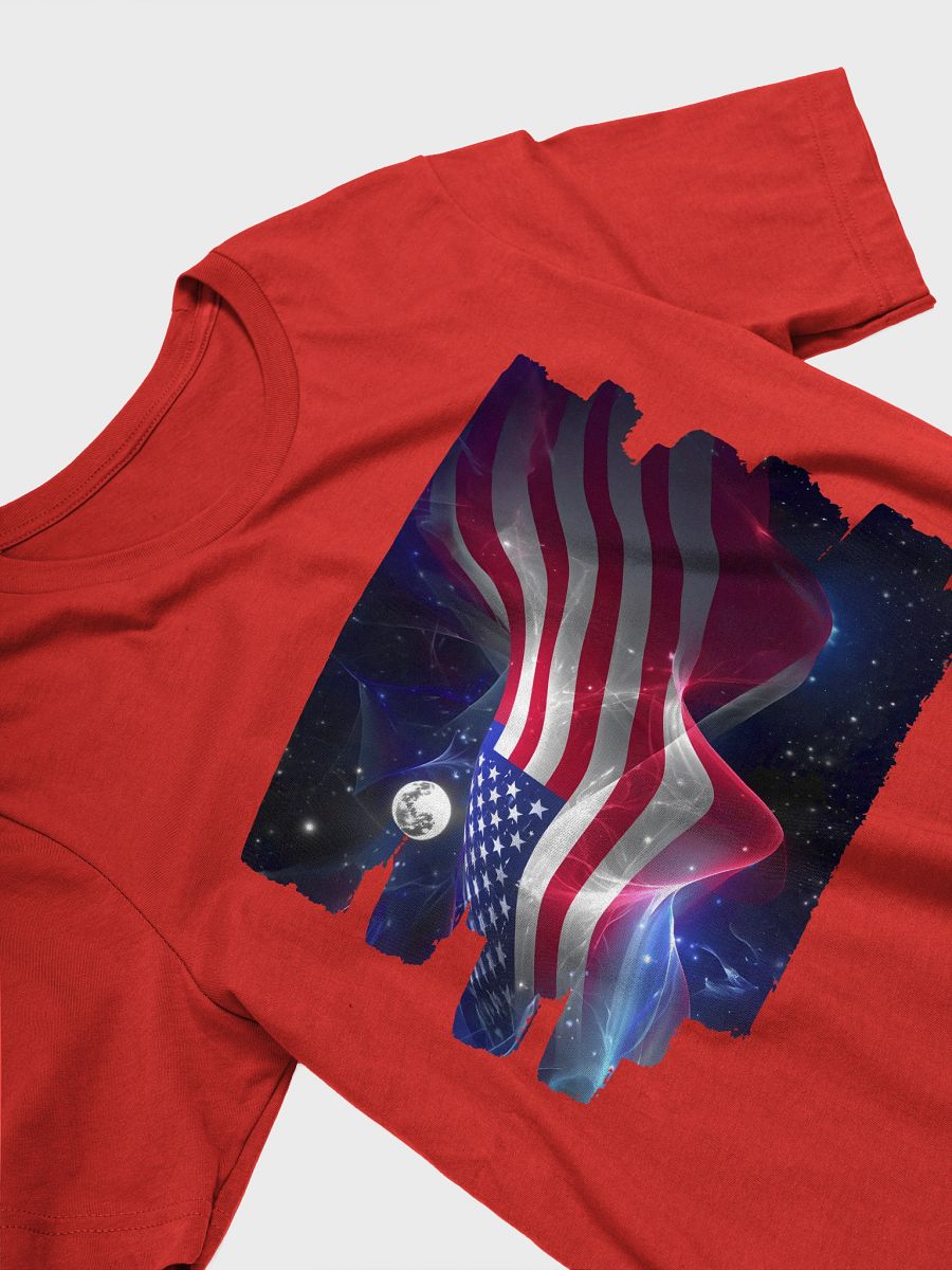 Flying High American Flag Supersoft T-Shirt product image (3)