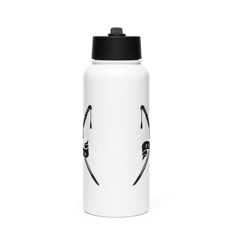 Black Shashka Water Bottle with Straw product image (2)