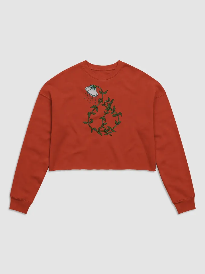 Crystal Bloom Cropped Sweater product image (1)