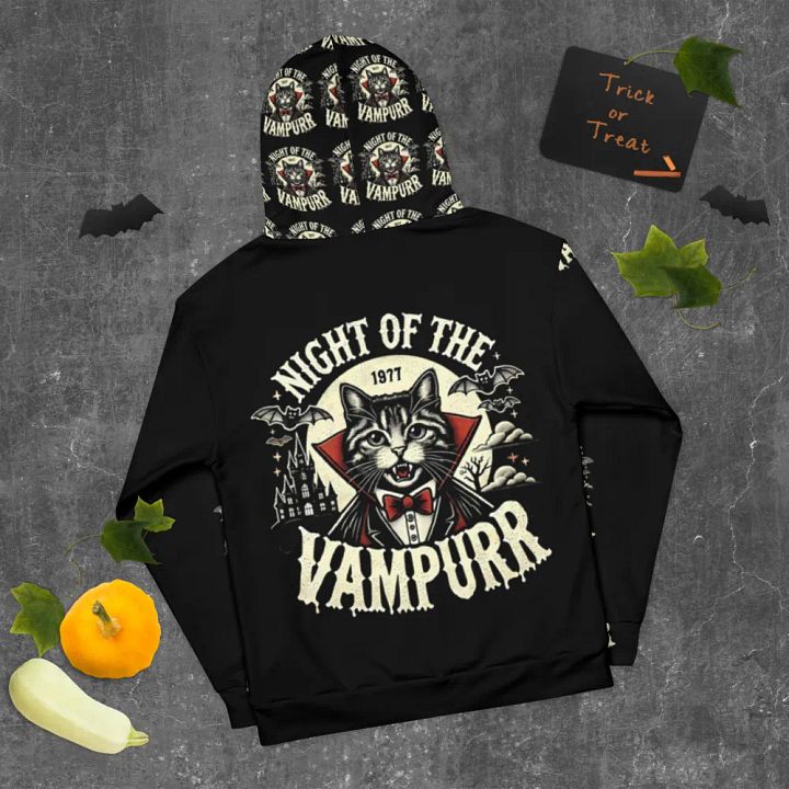 Vintage NIGHT OF THE VAMPURR - Hoodie product image (1)