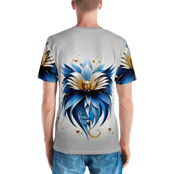 Blue Flower T shirt product image (2)