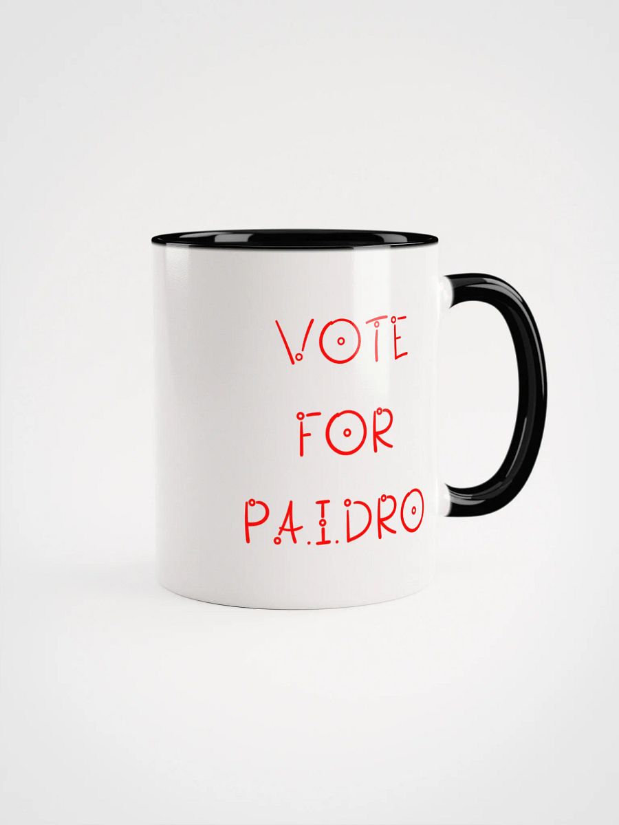 Vote For P.A.I.DRO Accent Mug product image (4)
