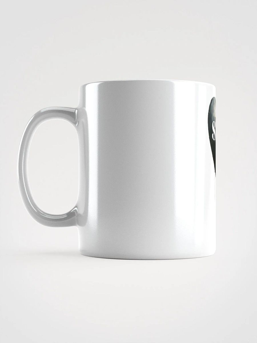 Bleeding Black White Glossy Mug product image (6)