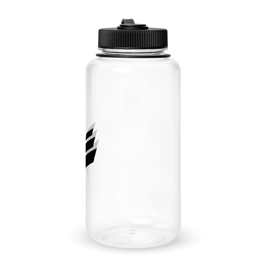 Wide Mouth Plastic Water Bottle - Clear product image (3)