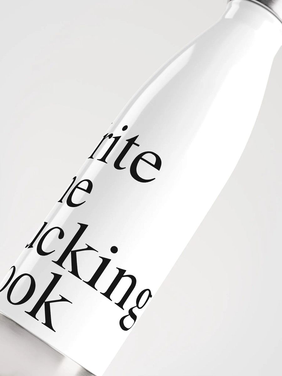 Write the Fucking Book Water Bottle product image (5)