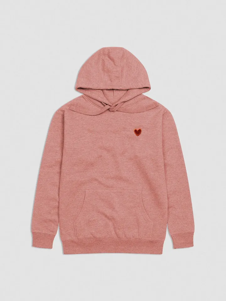 SnugglesCat Flaming Heart Logo | Embroidered Hoodie product image (1)