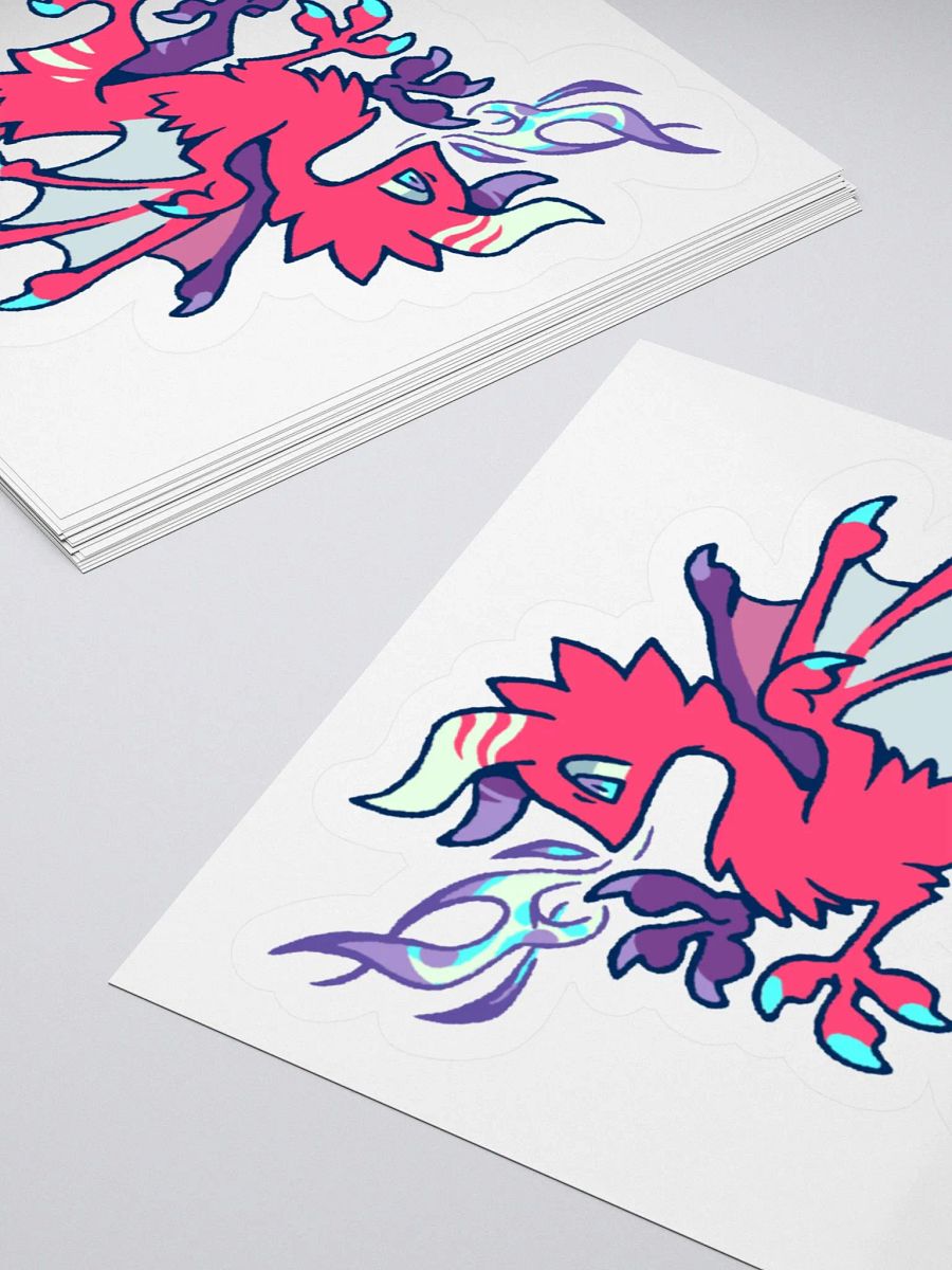 Red Pepper Dragon - Kiss Cut Sticker product image (4)