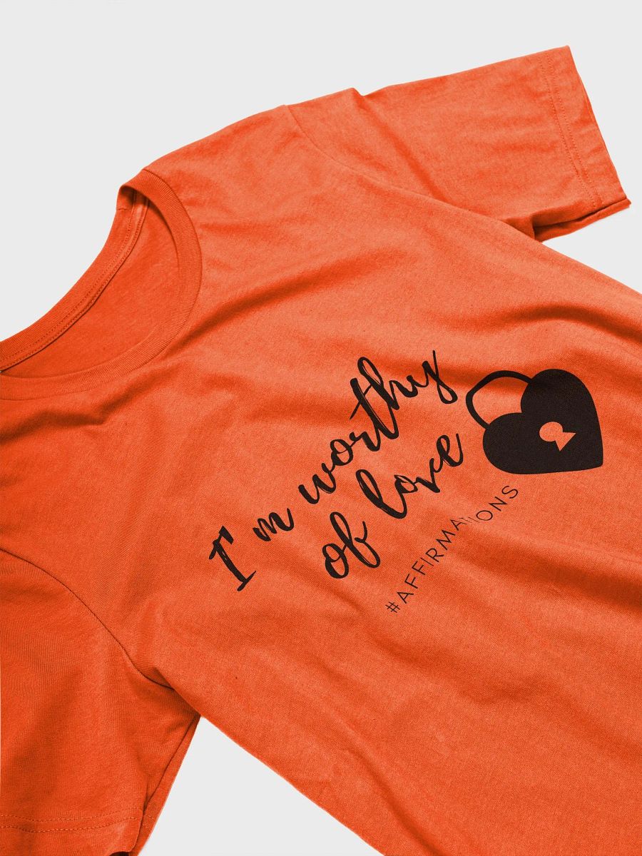 I'm worthy of love Dark Unisex Super soft T-Shirt product image (19)