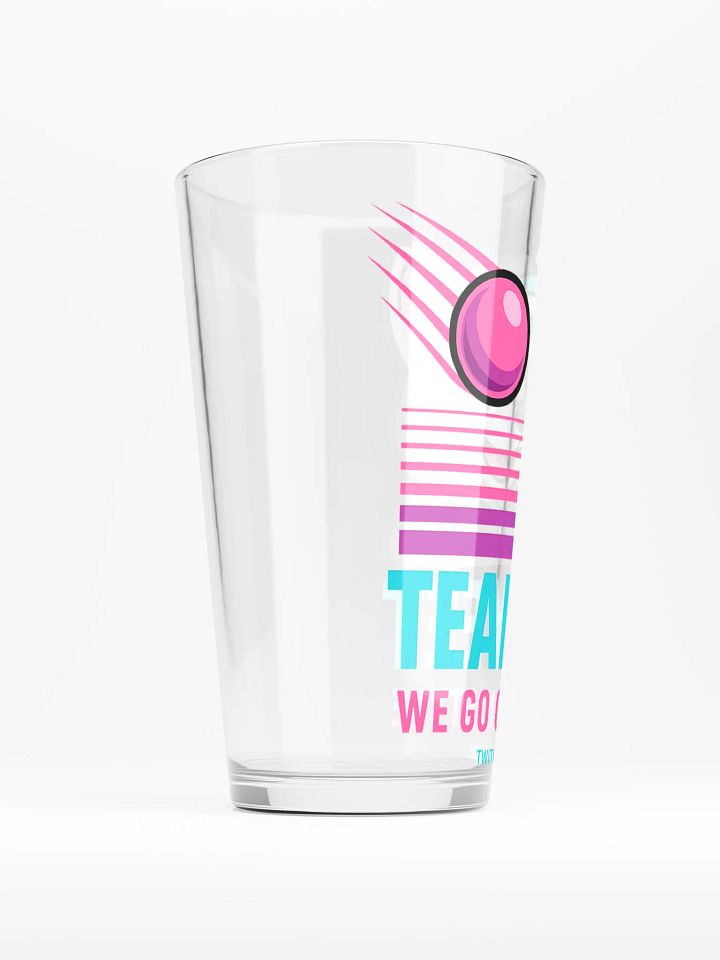"TEAM YEET" PINT GLASS – Official Stream Mascot Edition product image (2)