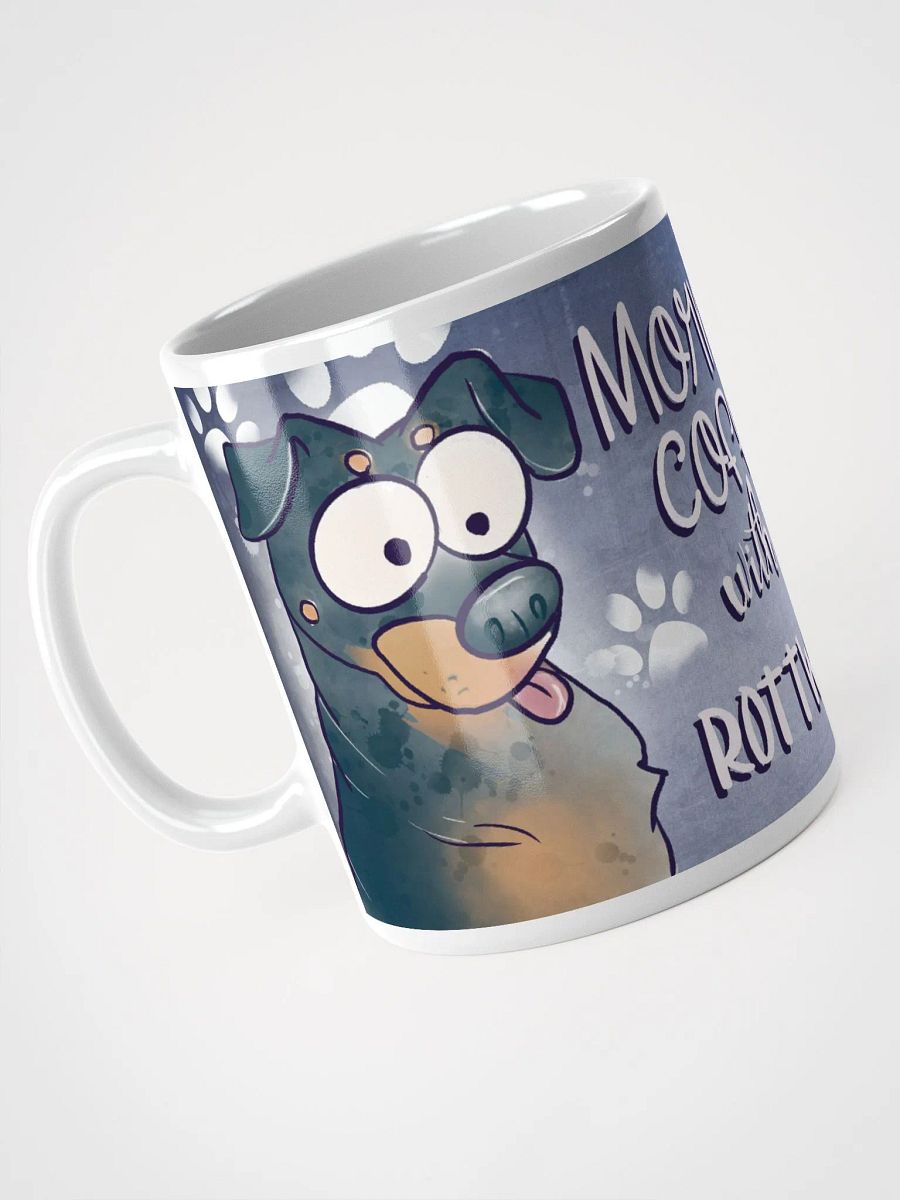 Morning Coffee With My Rottweiler Mug product image (5)