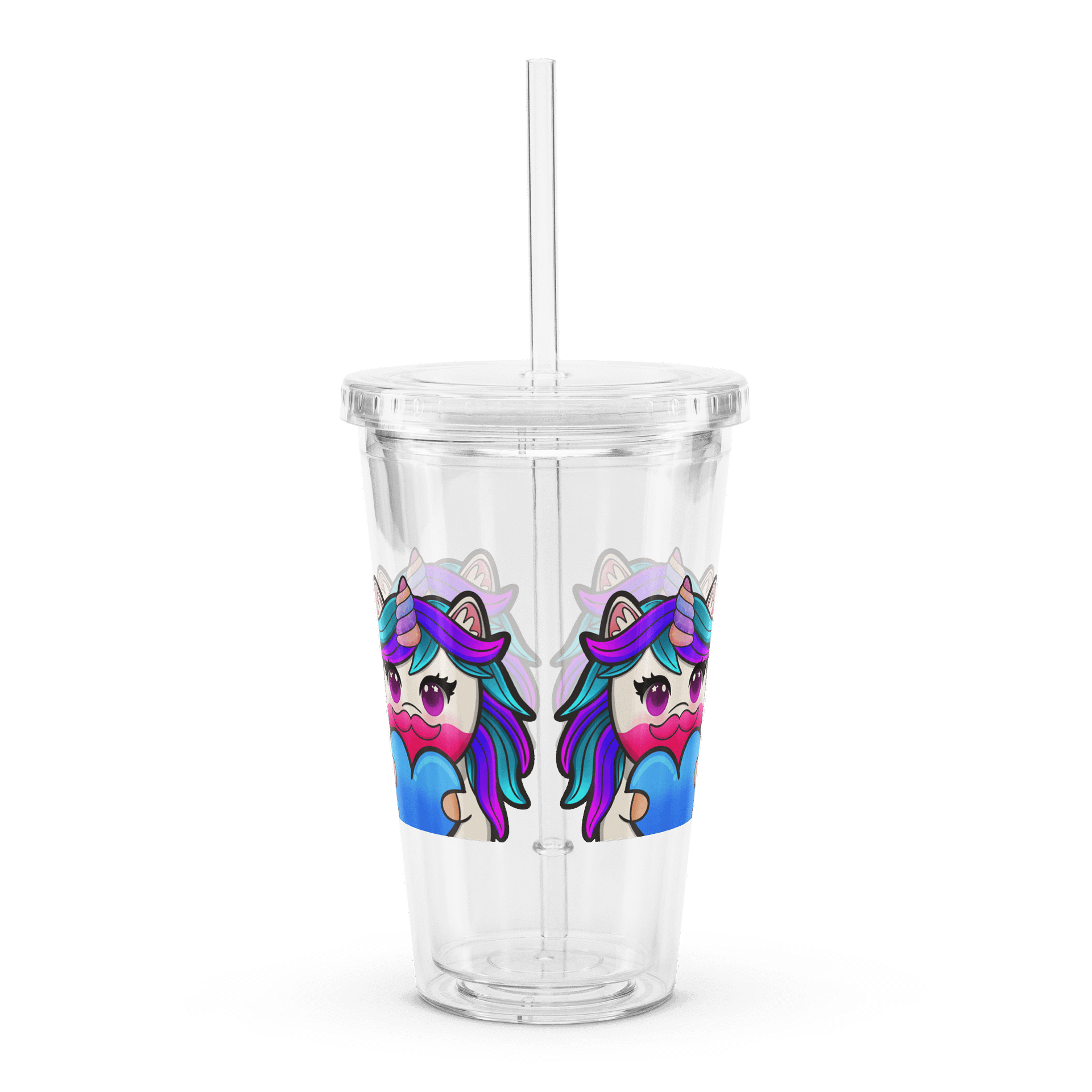Hearts Clear Tumbler product image (1)
