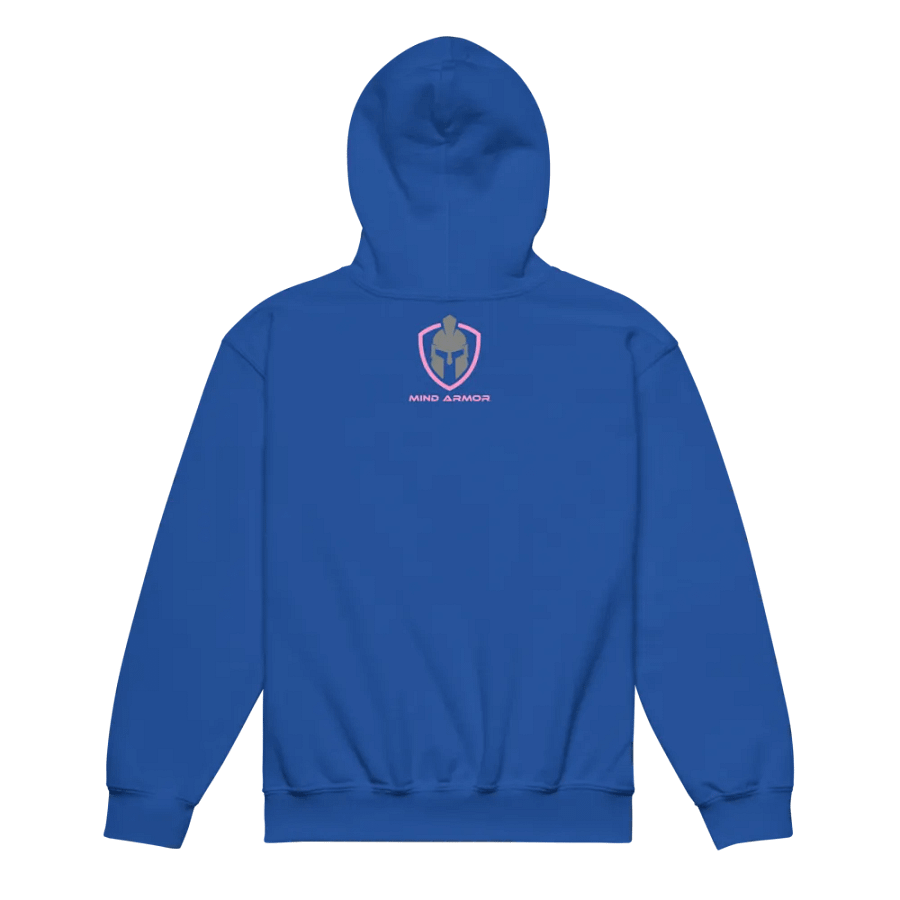 Mind Armor Youth Hoodie - Pink Logo product image (12)