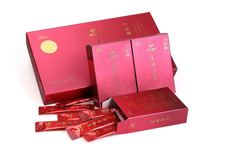 JEJUWELLING韓國濟州島紅海參修復飲+台灣阿里山烏龍茶（150克*2袋）