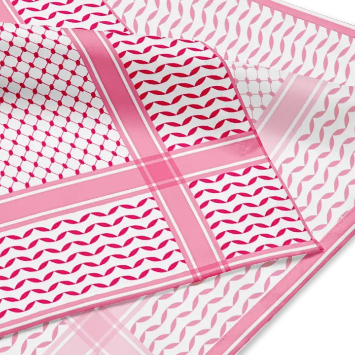 Aesthetic Pink Kufiya Bandana product image (2)
