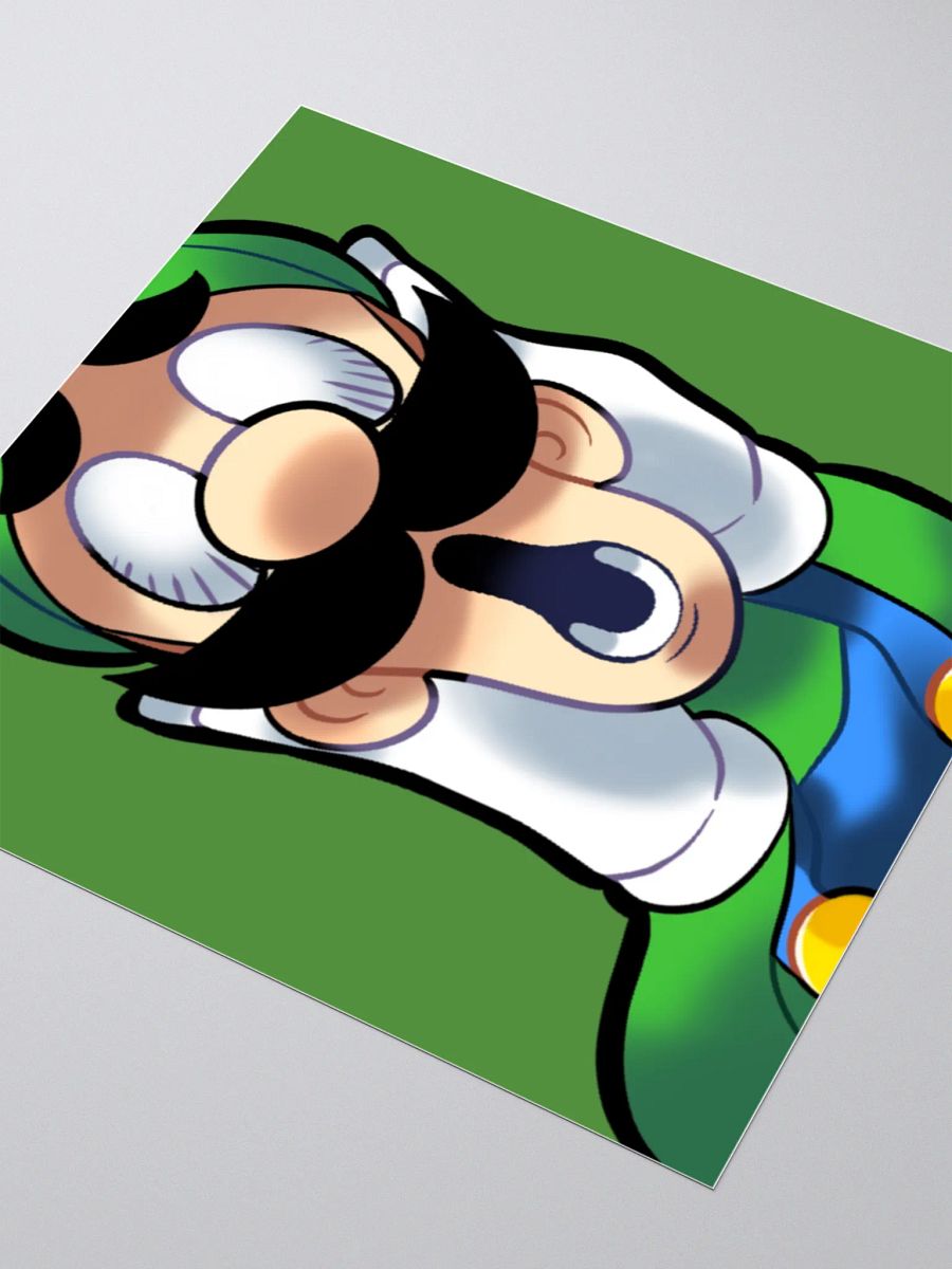 MARIOTHON LUIGI STICKER product image (3)