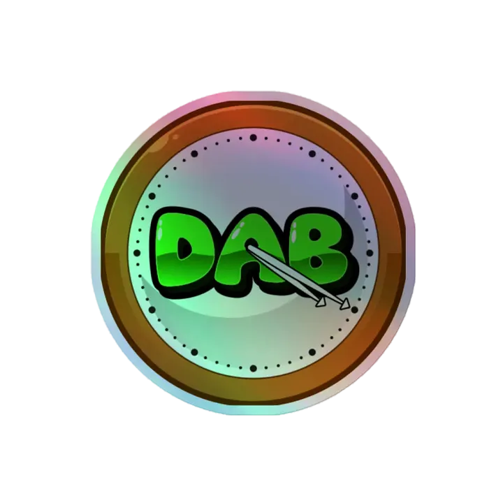 Dab Time Holographic Sticker product image (2)
