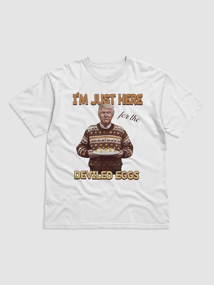 Trump Thanksgiving I’m Just Here For The Deviled Eggs Shirt product image (2)