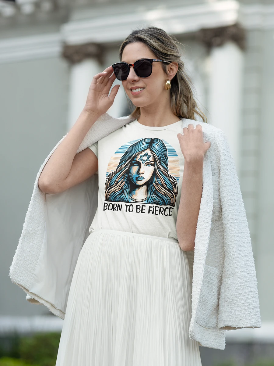 Born to Be Fierce Jewish Woman Tshirt product image (5)