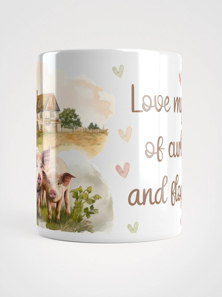 Curly Tails & Floppy Ears Pig Mug product image (2)