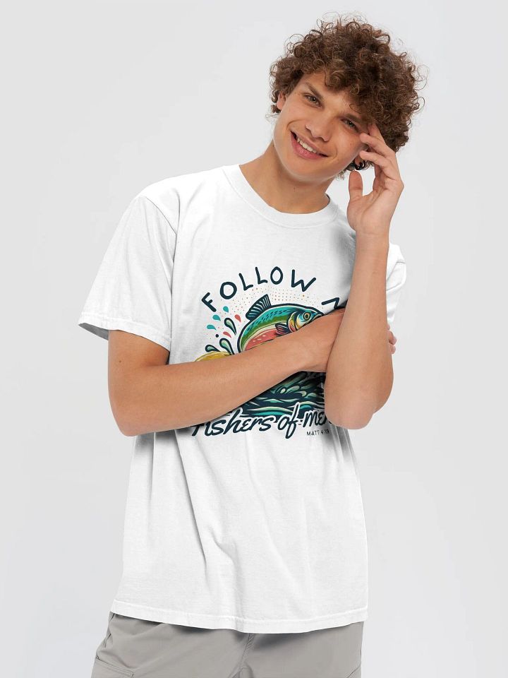Follow Me and I Will Make You Fishers of Men Heavyweight Tee product image (50)