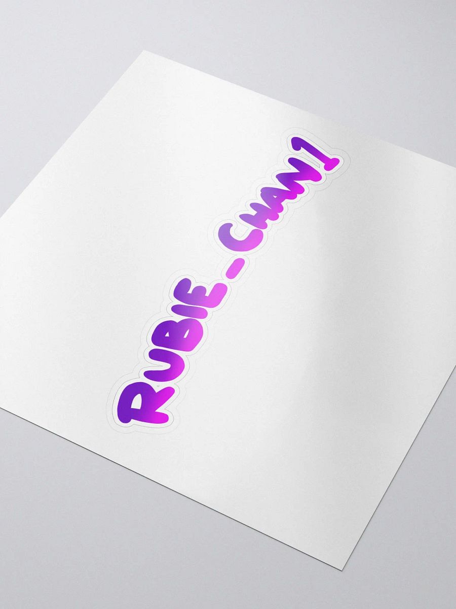 RubieChan Logo Sticker product image (3)